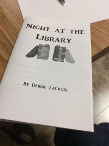 nigh at the library cover